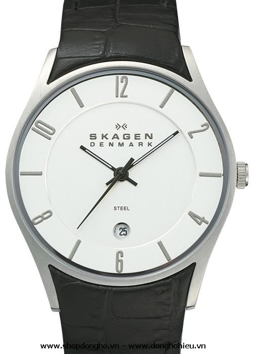Đồng hồ Skagen Nam Skagen 474XLSLC Dây Da Mặt Tròn Pin Quartz chính hãng
