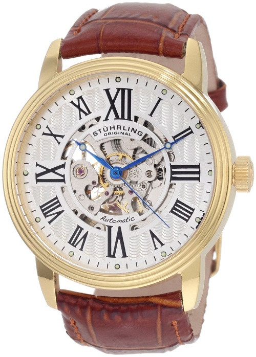 Hình ảnh cận cảnh bộ máy đồng hồ Stuhrling Original