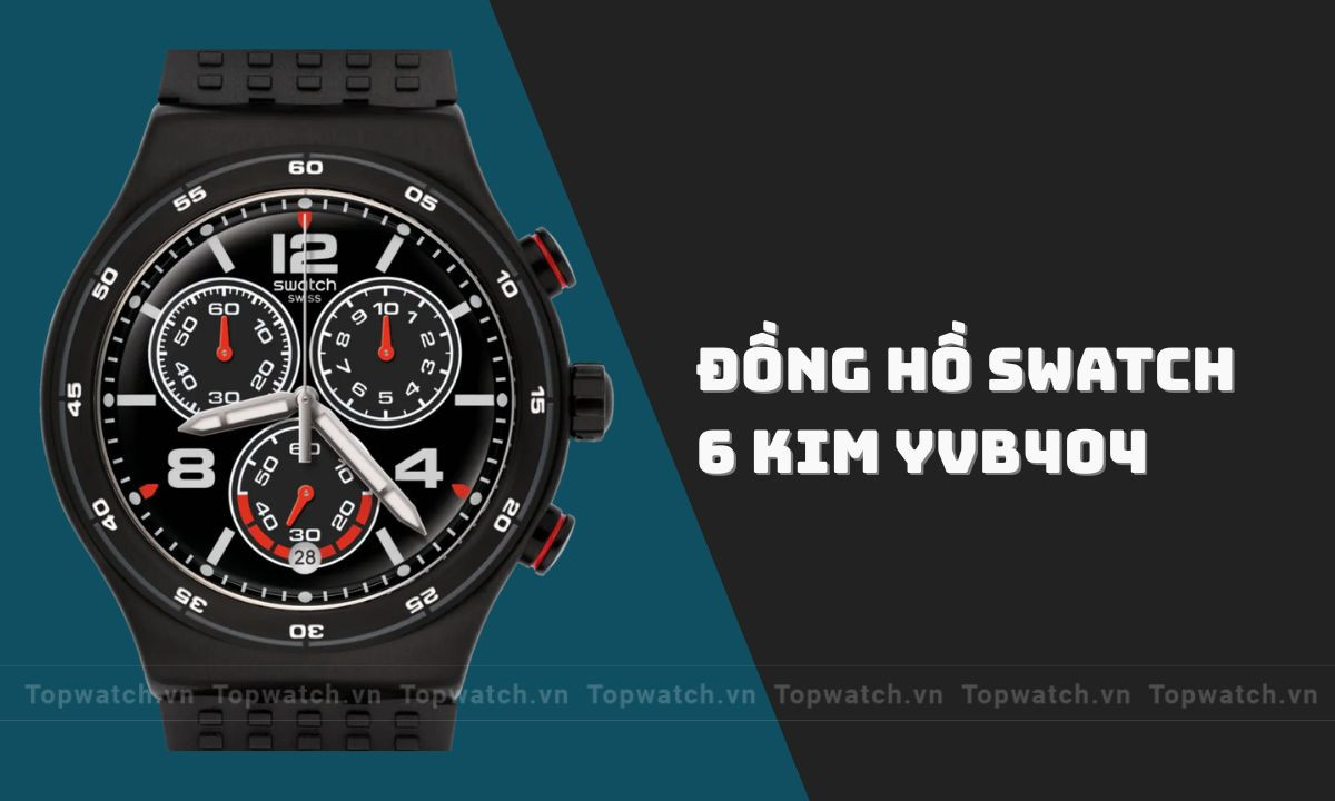Đồng hồ Swatch 6 kim YVB404 nam tính, mang lại giá trị cao cho người dùng