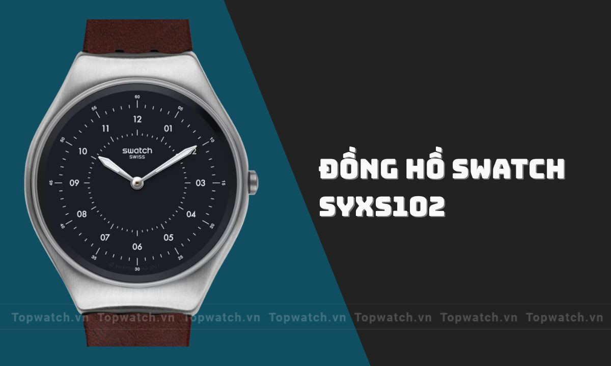 Đồng hồ Swatch SYXS102 tối giản, thanh lịch, với mức giá phải chăng