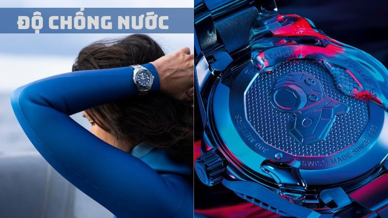 Chỉ số chống nước cao từ 10 - 20 ATM