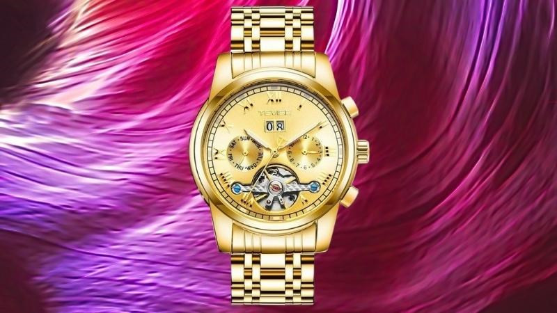 Đồng hồ Tevise 9005G với thiết kế cổ điển sang trọng