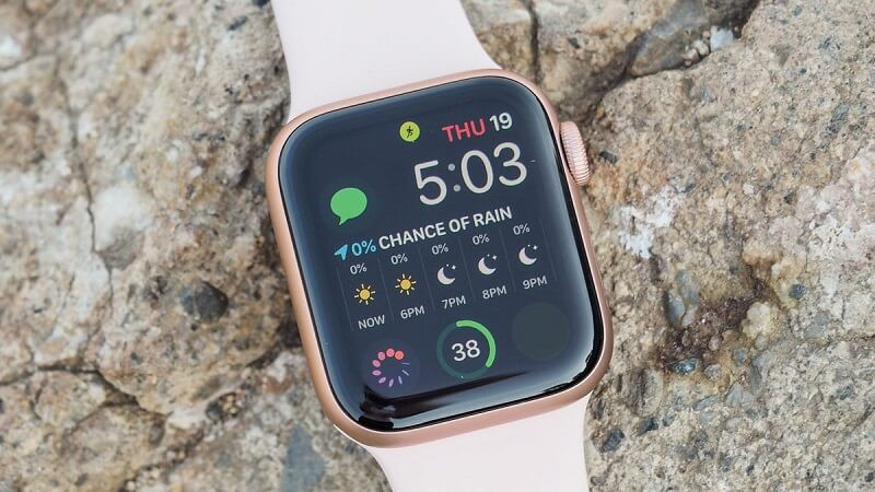 Apple Watch Series 5, mẫu đồng hồ theo dõi sức khỏe cho nữ trang bị chip S5 64-bit mạnh mẽ.