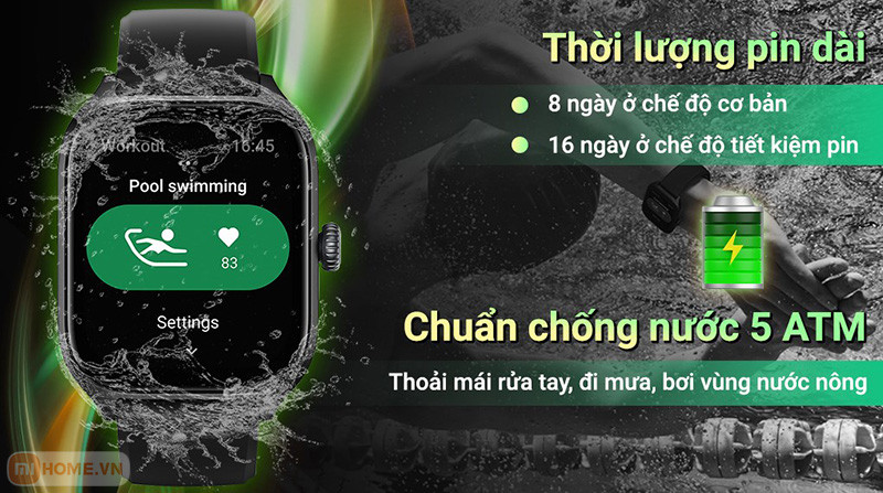Đồng hồ thông minh Xiaomi Amazfit GTS với chuẩn chống nước 5 ATM