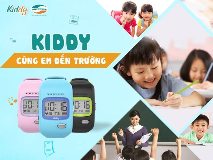 Đồng hồ thông minh Kiddy Viettel dành cho trẻ em với giao diện thân thiện