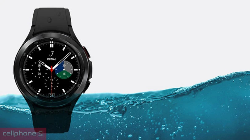 Samsung Galaxy Watch chống nước hiển thị các tính năng sức khỏe trên màn hình