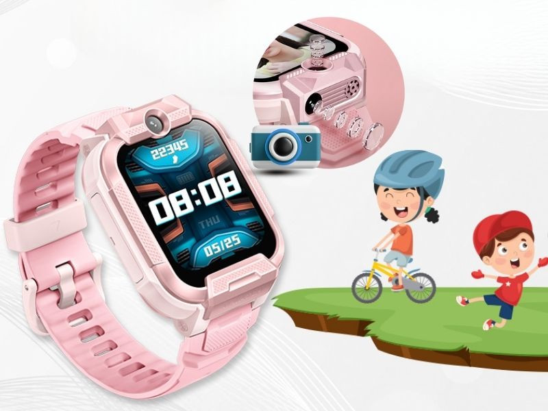 đồng hồ thông minh trẻ em KidCare K1 có camera kép