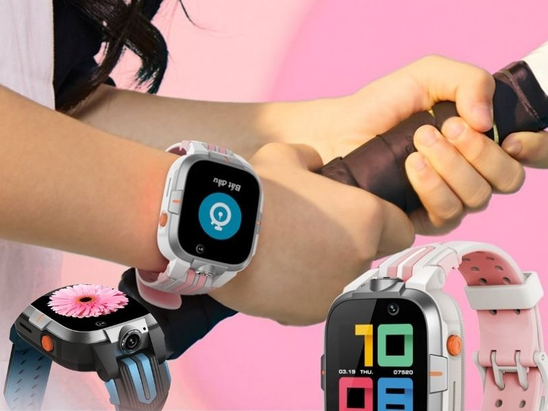 đồng hồ KidCare S8 với camera kép 5MP sắc nét