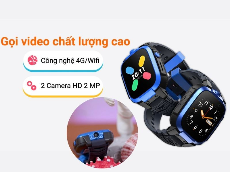 KidCare S88 chống nước IPX8 với camera HD
