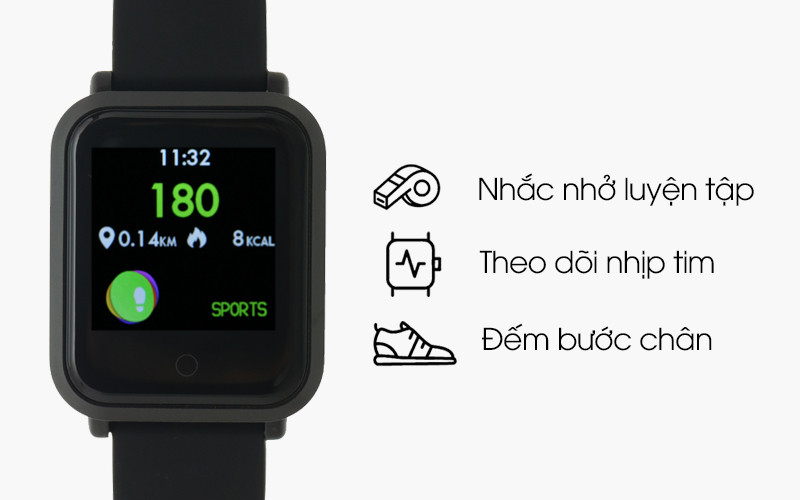 Đồng hồ thông minh Colmi S9 Plus tích hợp nhiều chế độ luyện tập và theo dõi sức khỏe