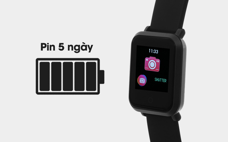 Đồng hồ thông minh Colmi S9 Plus có thời lượng pin sử dụng lên đến 5 ngày