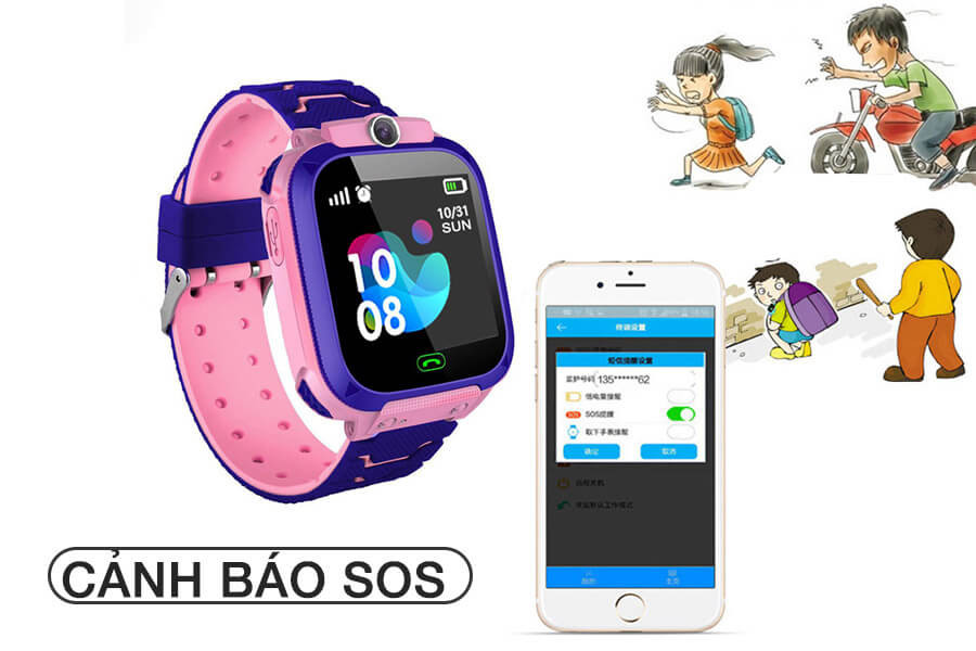 Tính năng chống nước của đồng hồ thông minh trẻ em Q12, đảm bảo bền bỉ khi sử dụng