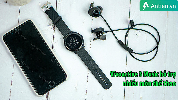 Garmin Vivoactive 3 Music hỗ trợ nhiều môn thể thao