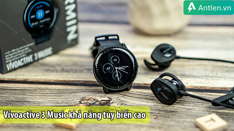 Garmin Vivoactive 3 Music khả năng tùy biến cao
