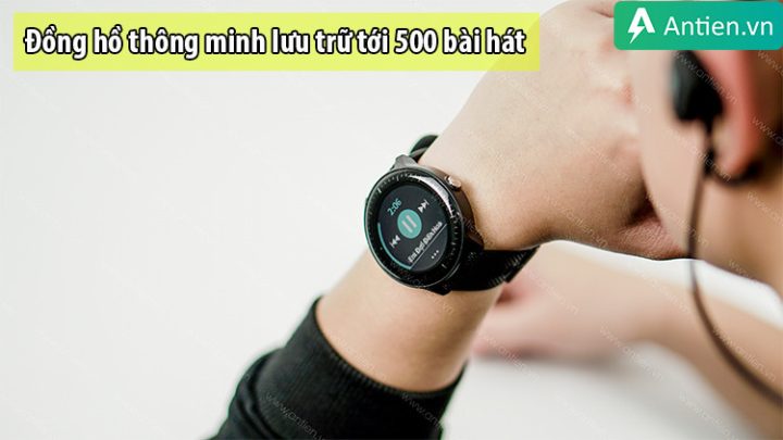 Đồng hồ thông minh Garmin Vivoactive 3 Music lưu trữ âm nhạc