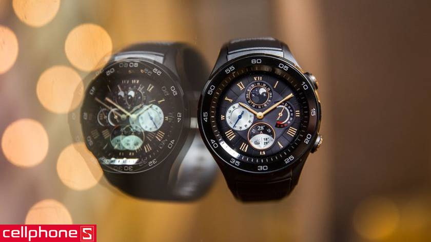 Màn hình AMOLED sắc nét của đồng hồ thông minh Huawei Watch 2