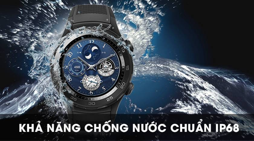 Khả năng chống nước IP68 được tích hợp trên đồng hồ thông minh Huawei Watch 2