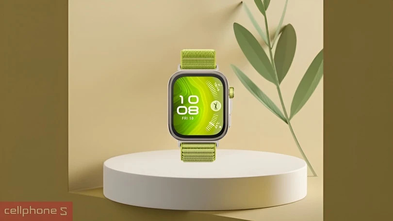 Giao diện đồng hồ thông minh Huawei Fit 4 Pro hiển thị dữ liệu tập luyện, minh họa khả năng tương thích đa nền tảng