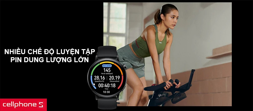 Đồng hồ Huawei Watch GT 3 hiển thị các chỉ số sức khỏe và dung lượng pin ấn tượng
