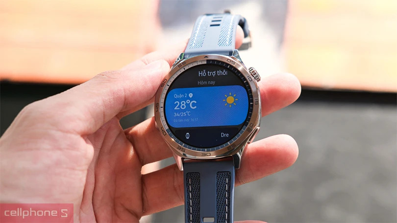 Tính năng định vị chính xác trên đồng hồ thông minh dây vải Huawei GT5