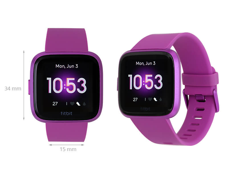 Đồng hồ thông minh Fitbit Versa Lite màu tím nữ tính