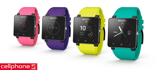 Màn hình Transflective LCD hiển thị rõ ràng trên đồng hồ thông minh Sony Smartwatch 2 SW2 ngay cả dưới ánh nắng.