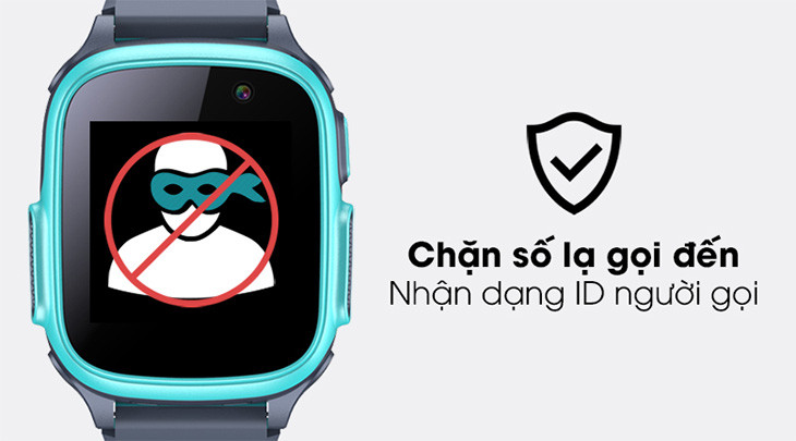 Chức năng chặn số người lạ đảm bảo an toàn cho bé khi sử dụng đồng hồ Abardeen
