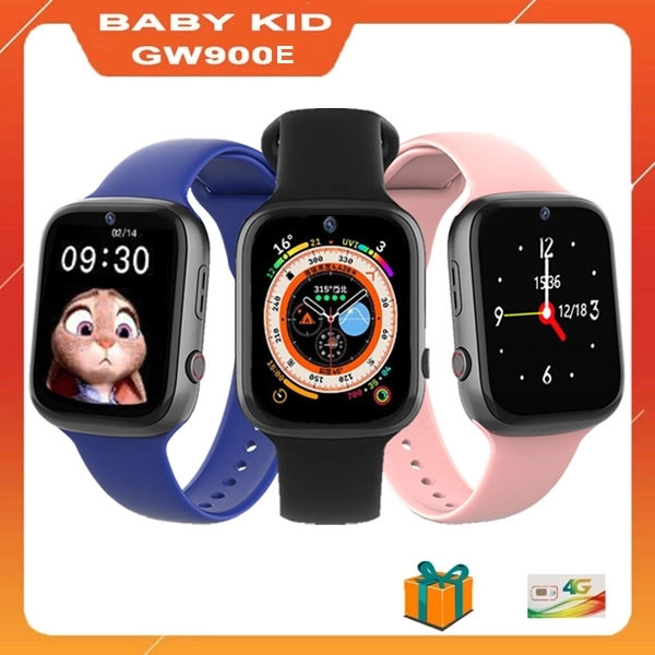 Smartwatch trẻ em GW900E với tính năng gọi video và đo nhịp tim tại Bình Dương