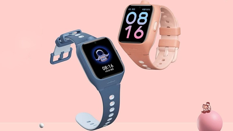 Đồng hồ thông minh trẻ em Xiaomi Mi Bunny Children's Watch 4 màu xanh hồng