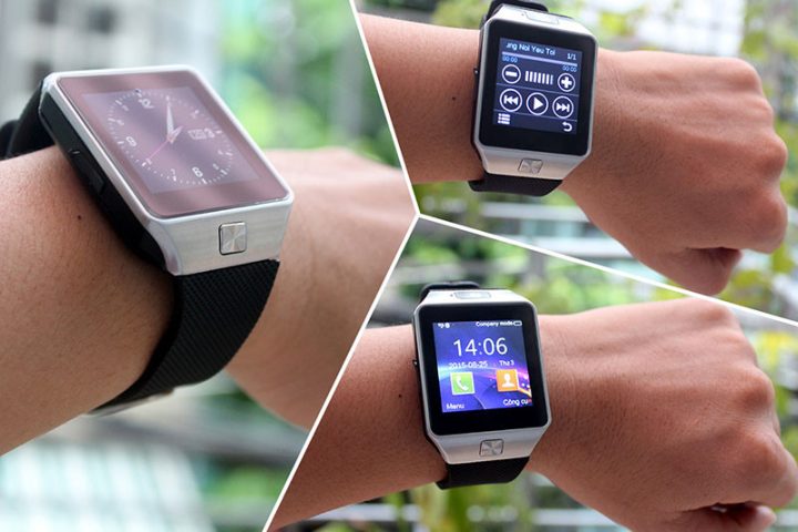 Thiết kế đồng hồ thông minh Wi-Watch M9 mặt trước và dây đeo