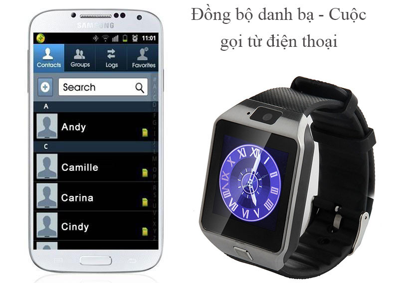 Đồng bộ thông báo từ điện thoại đến đồng hồ Wi-Watch M9