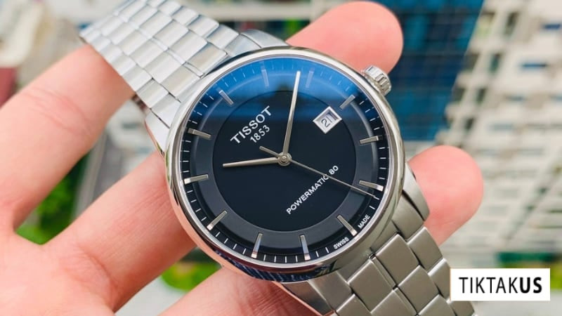 Đồng hồ Tissot 1853 máy Nhật được chế tác với diện mạo gần như hoàn toàn giống bản chính hãng