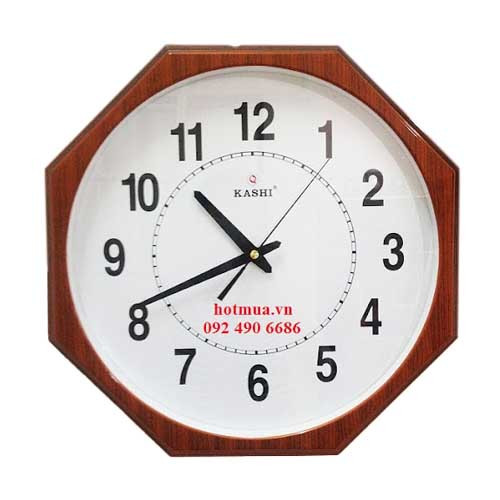 Mẫu đồng hồ treo tường phong cách hiện đại, lý tưởng cho dịch vụ in đồng hồ theo yêu cầu làm quà tặng