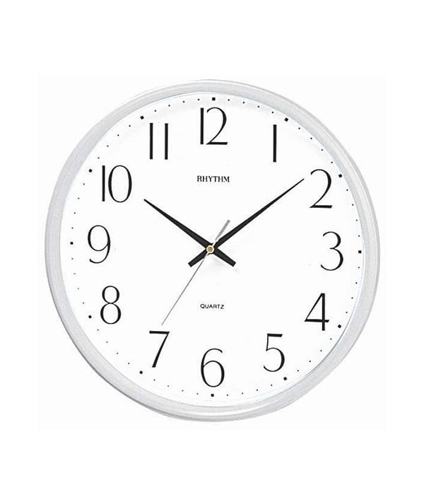 Giá đồng hồ treo tường quartz Rhythm CMG817NR03 mặt tròn đơn giản