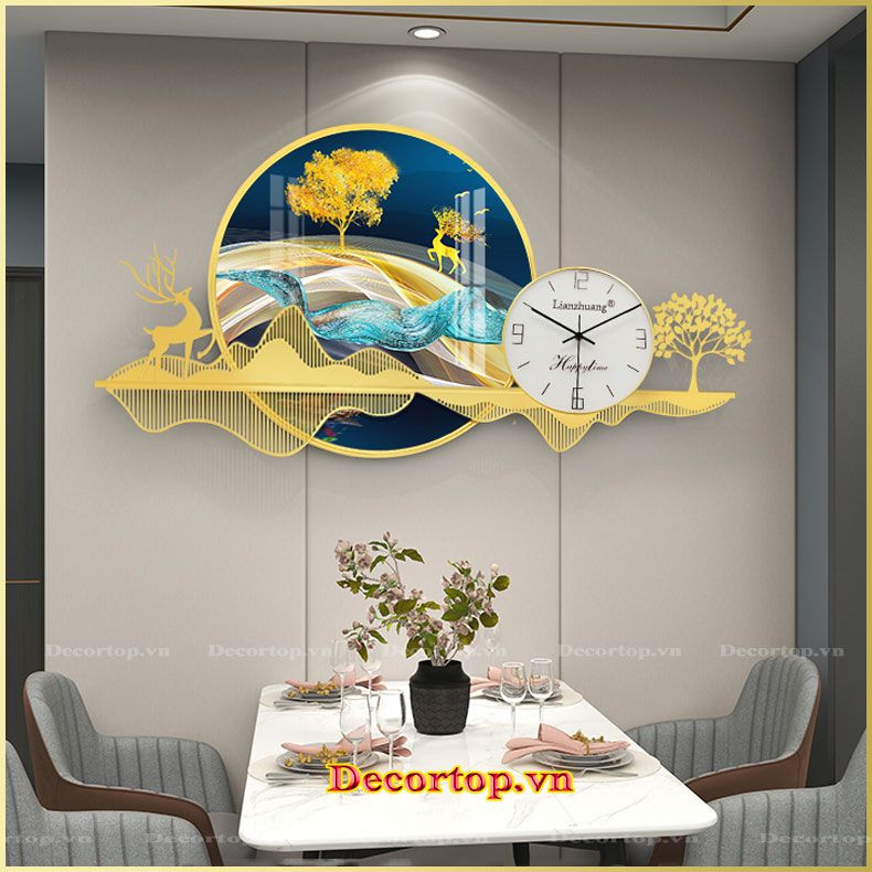 Đồng hồ treo tường đa dạng mẫu mã tại cửa hàng Angia Decor TPHCM