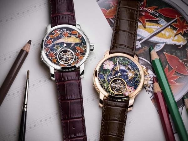 Logo và biểu tượng thương hiệu đồng hồ Vacheron Constantin Thụy Sĩ, một yếu tố ảnh hưởng đến giá đồng hồ Vacheron Constantin Geneve.