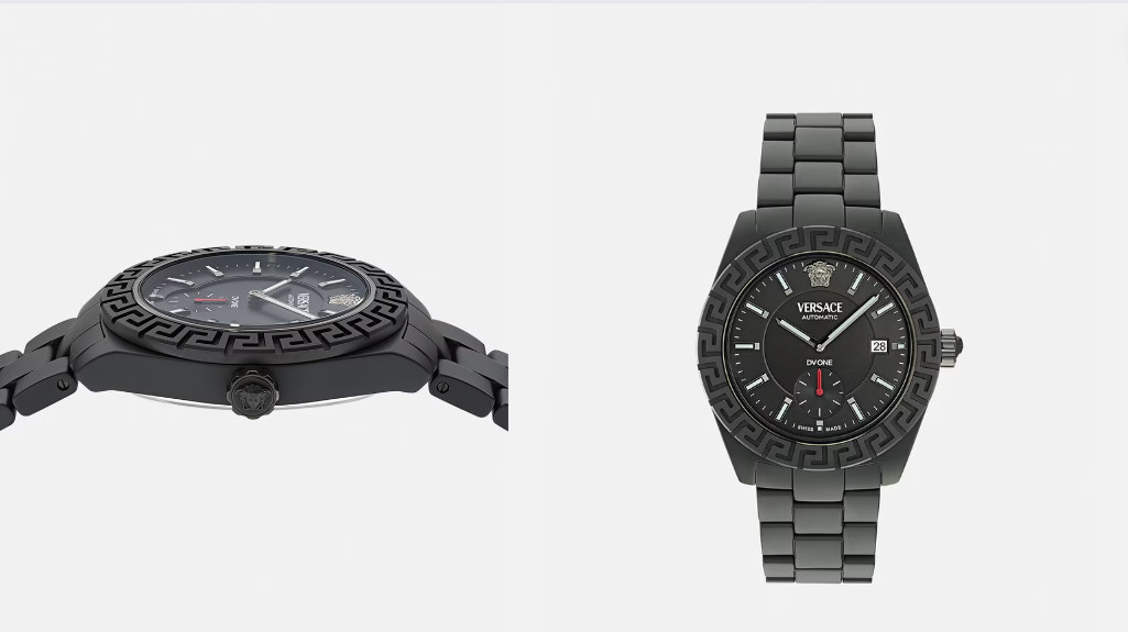 Đồng hồ Versace DV-One Chrono Automatic Watch nổi bật với bộ máy cơ chronograph và chất liệu gốm cao cấp, là minh chứng cho kỹ thuật chế tác đỉnh cao của thương hiệu.
