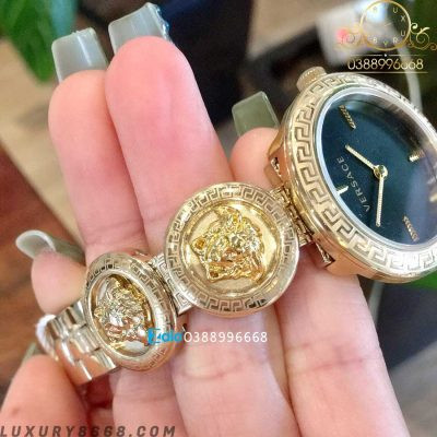 đồng hồ nữ dây kim loại mặt số ấn tượng