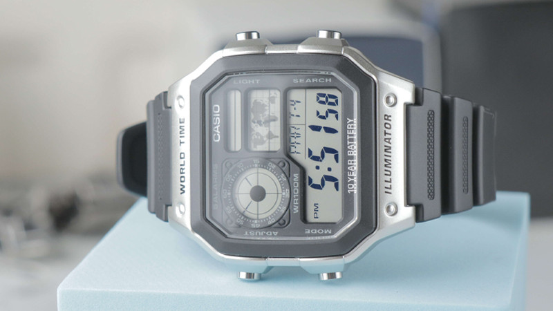 Đồng hồ Casio điện tử nam cổ điển