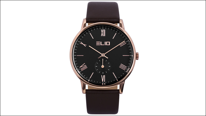 Đồng hồ Elio nữ mặt vàng dây kim loại