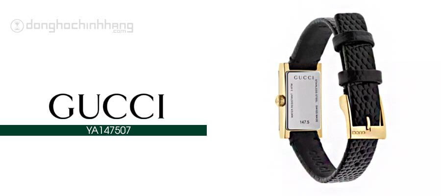 Đồng hồ Gucci nữ mặt chữ nhật G-Frame YA147507 sang trọng