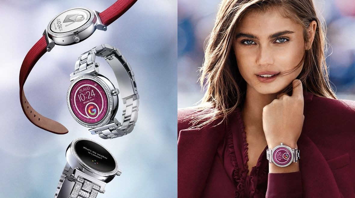 Đồng hồ thông minh Michael Kors Access đen hiện đại