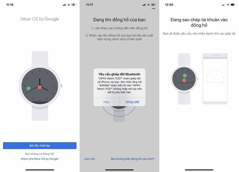 Màn hình cài đặt Bluetooth trên điện thoại OPPO, bước đầu tiên để đồng hồ kết nối điện thoại OPPO qua Wear OS.