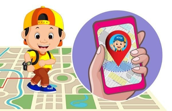 Bé trai tập trung học bài với chế độ "Bận học" trên đồng hồ thông minh Myalo Kidsphone KS62W