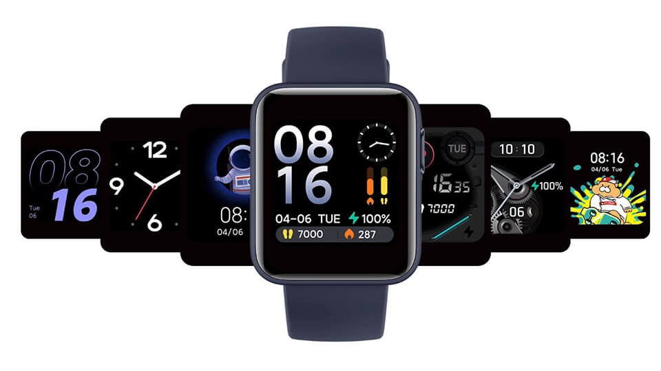 Đồng hồ theo dõi sức khỏe Xiaomi Mi Watch Lite với màn hình màu rực rỡ và các tùy chọn mặt đồng hồ đa dạng