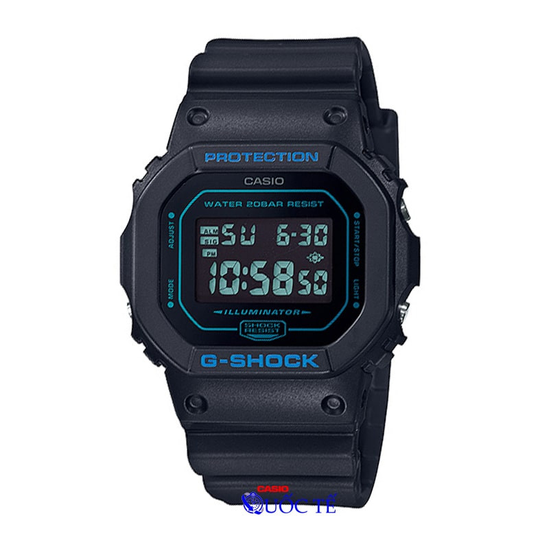 Đồng hồ G-Shock DW-5600BBM-1DR kiểu dáng vuông cổ điển