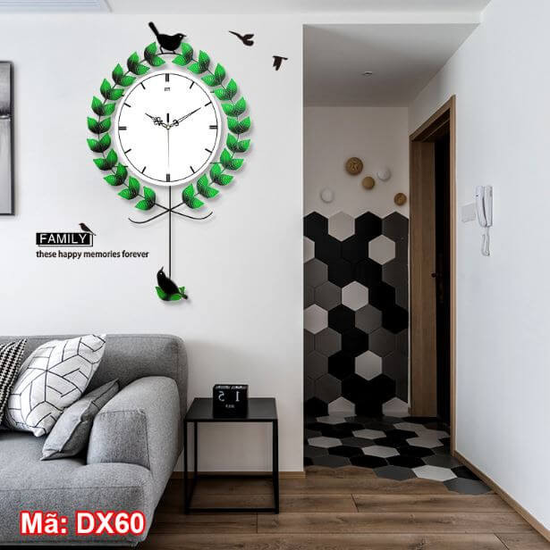 Đồng hồ treo tường kim trôi