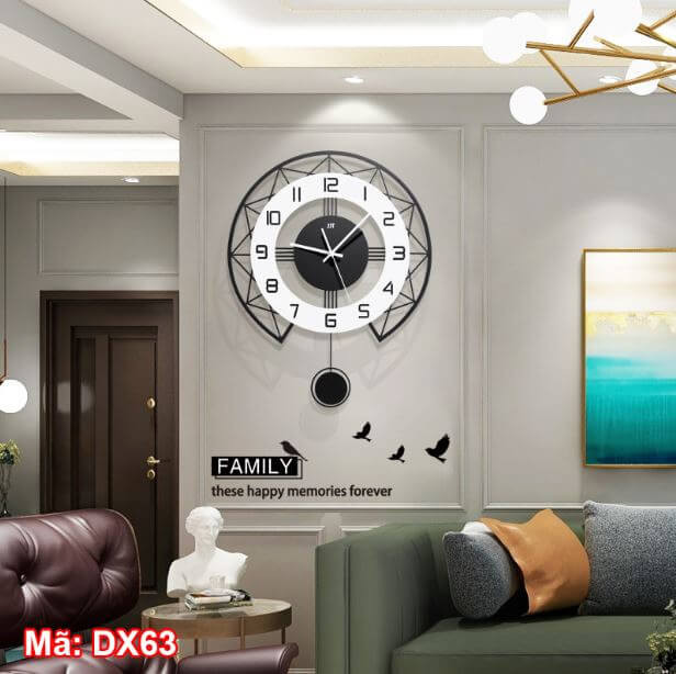 Đồng hồ treo tường đơn giản