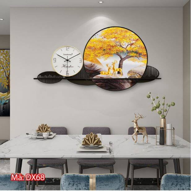 Đồng hồ treo tường phong cách hiện đại