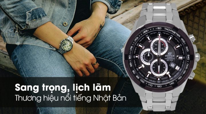 Đồng hồ nam Edifice Casio EF-539D-1AVUDF sang trọng, lịch lãm